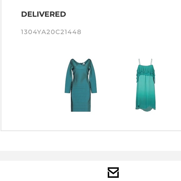 Teal green Herve Leger bandage dress. BNWT, Size XS, fits like a size 0. Genuine - Picture 3 of 8